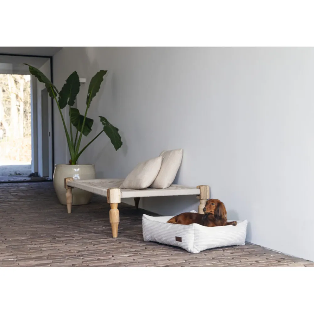 Manden & Dekens<Designed by Lotte Ligmand Ribbed Lichtgrijs 65 x 60 x 20 cm