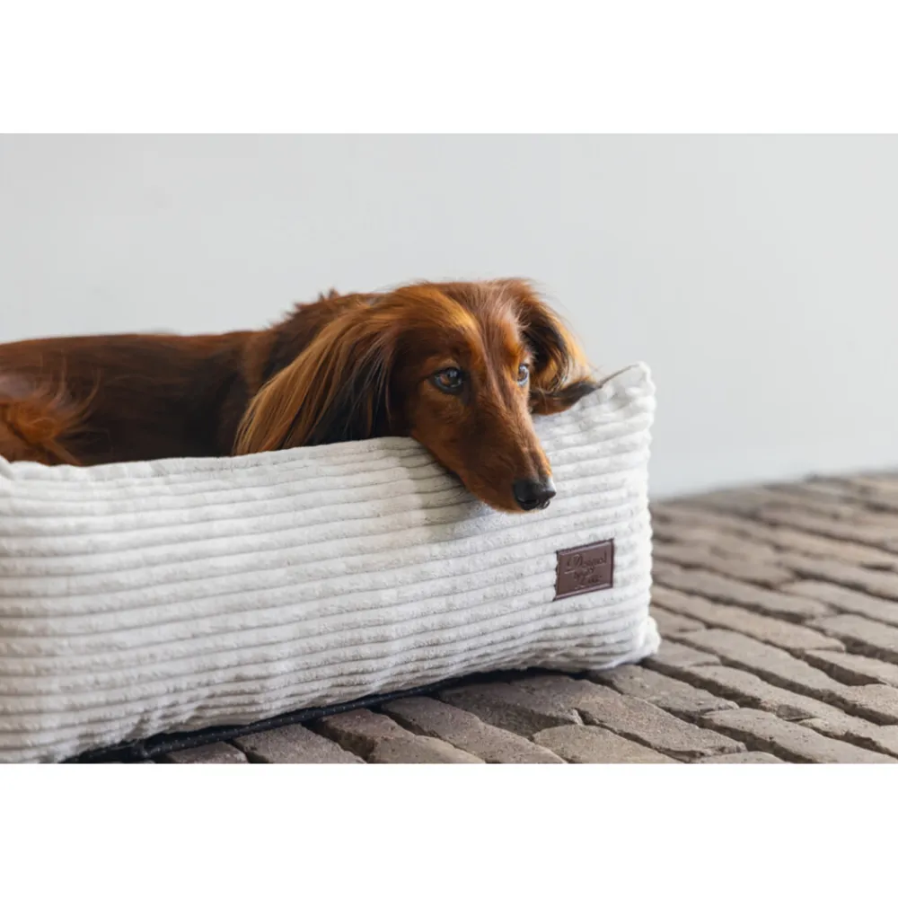 Manden & Dekens<Designed by Lotte Ligmand Ribbed Lichtgrijs 65 x 60 x 20 cm