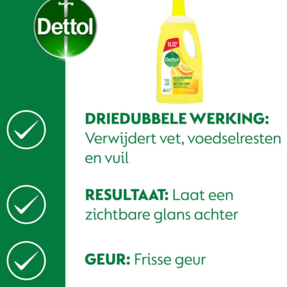 Allesreiniger Power & Fresh Citroen & Limoen 1 liter Allesreiniger