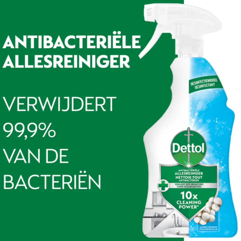 Sale Antibacteriële Allesreiniger Spray Linnen Frisheid 750 ml Allesreiniger