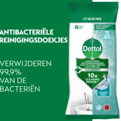 Antibacteriële Reinigingsdoekjes Oceaanfris 72 stuks^Dettol Sale
