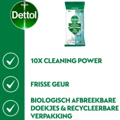 Antibacteriële Reinigingsdoekjes Oceaanfris 72 stuks^Dettol Sale