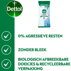 Schoonmaakdoekjes<Dettol Desinfecterende Reinigingsdoekjes Cleanser 72 stuks