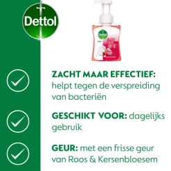 Foam Handzeep Rozen & Kers 250 ml^Dettol Discount