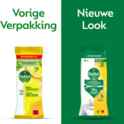 Schoonmaakdoekjes<Dettol Reinigingsdoekjes Power & Fresh Citrus 110 stuks