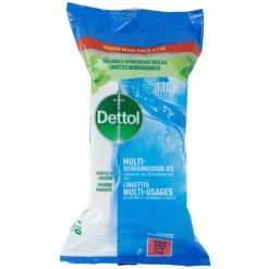 Schoonmaakdoekjes<Dettol Reinigingsdoekjes Power & Fresh Ocean 110 stuks