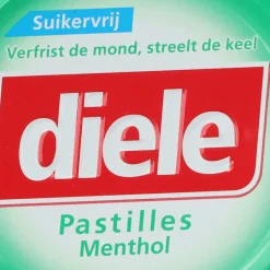 Pastilles Menthol Suikervrij 50 gr^Diele Clearance