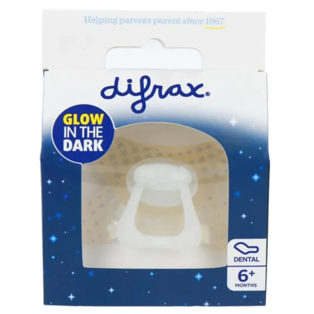 Fopspeen Dental 6+ mnd Glow in the Dark^Difrax Discount