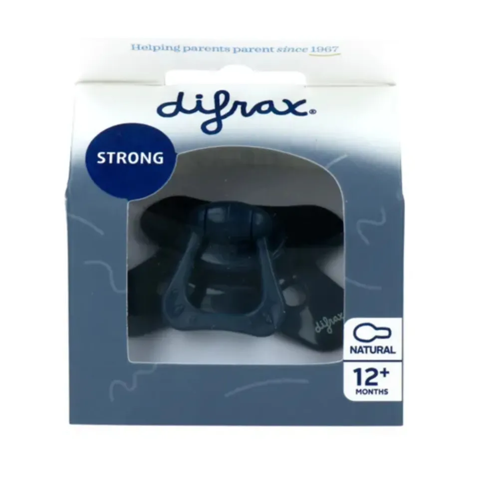 Flessen & Spenen<Difrax Fopspeen Natural 12+ mnd Blackberry