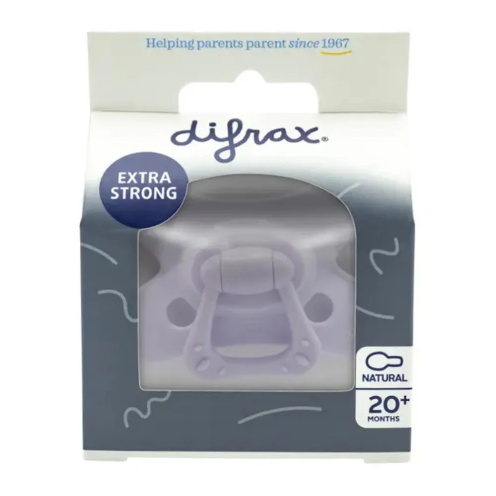 Flessen & Spenen<Difrax Fopspeen Natural 20+ mnd Lila Amethyst