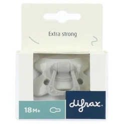 Fopspeen Natural 18+ mnd Grijs^Difrax Outlet