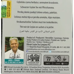 Perzik Thee 20 stuks^Dilmah Clearance