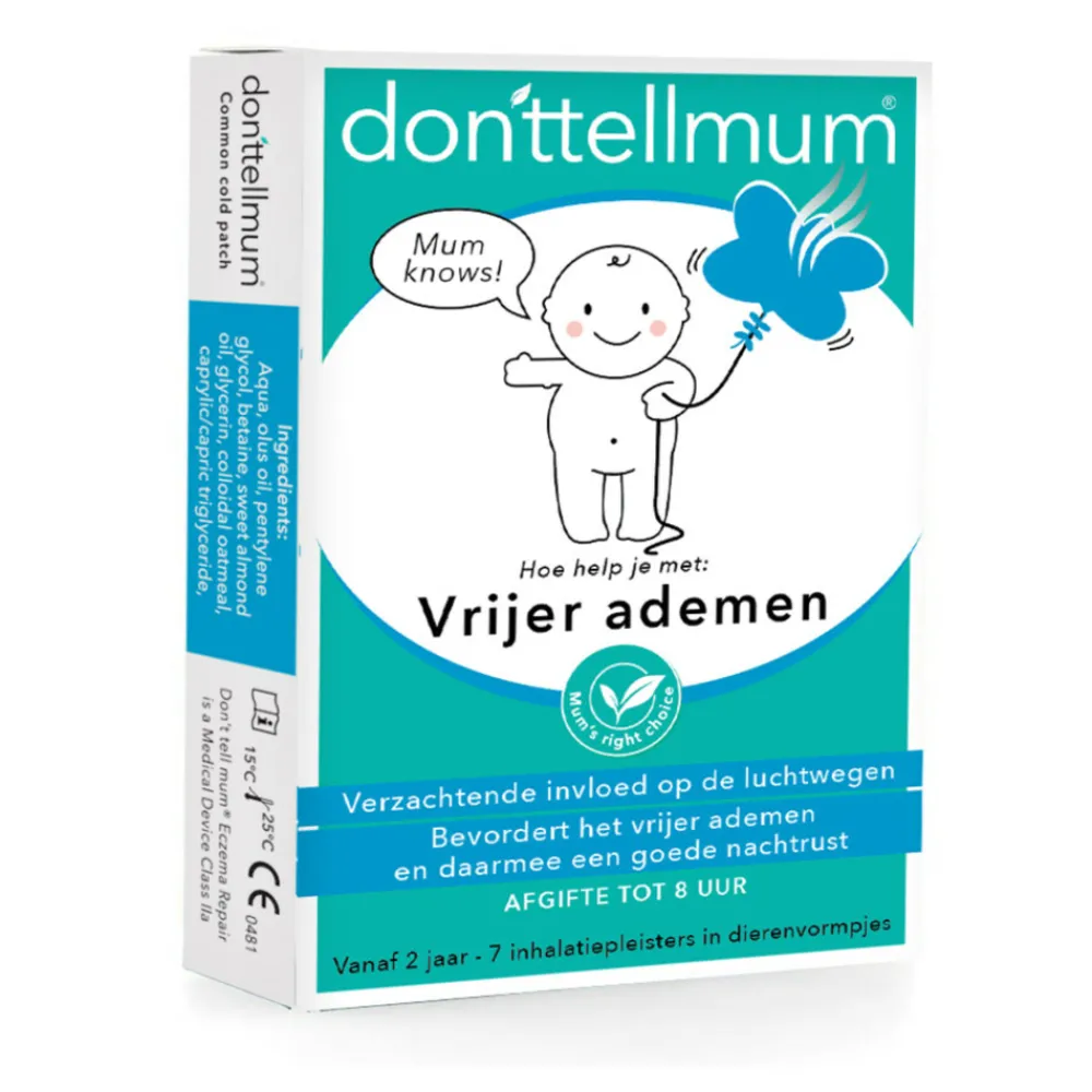 Gezondheidsproducten|Luchtwegen & Keel<Donttellmum Inhalatiepleisters 7 stuks