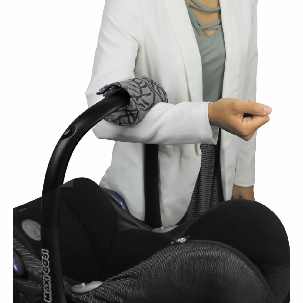 Thuis & Onderweg<Dooky Arm Cushion Grey Leaves