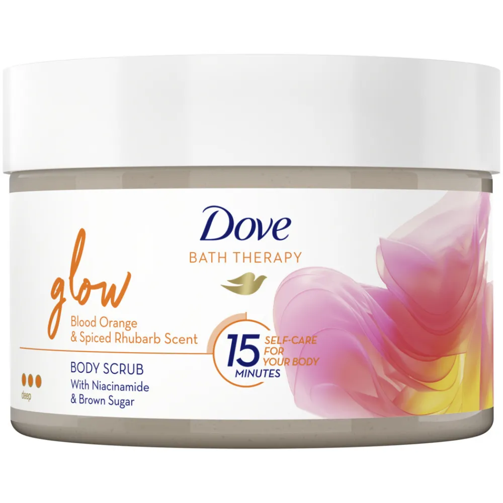 Bath Therapy Glow Bodyscrub 295 ml^Dove New