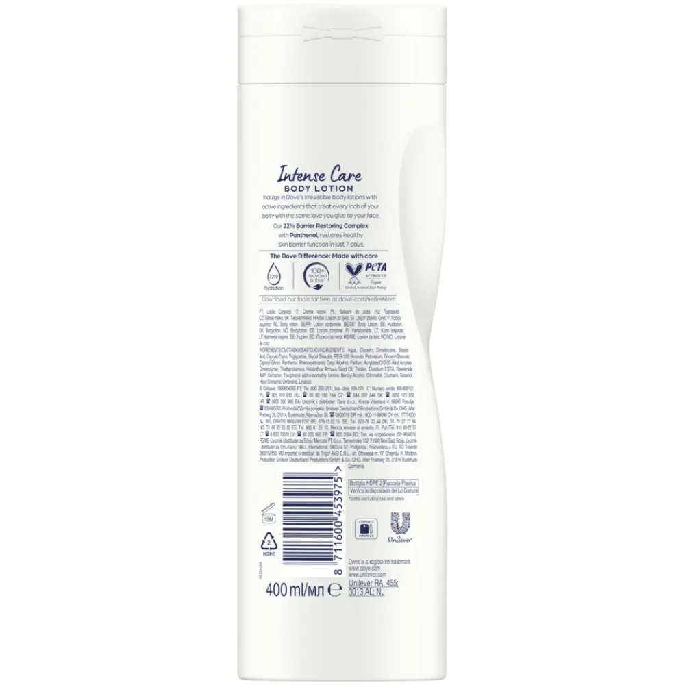 Bodylotion Intense Care 400 ml^Dove Outlet