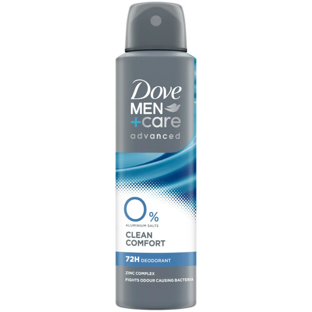 Deodorant<Dove Deodorant Men+ Care 0% Clean Comfort 150 ml