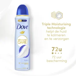 Deodorant<Dove Deodorant Spray Advanced Care Talco 150 ml