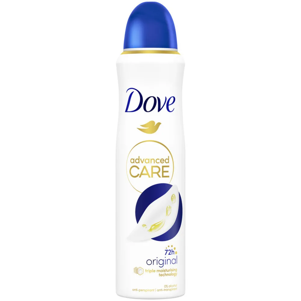 Deodorant<Dove Deodorant Spray Advanced Care Orginal 150 ml