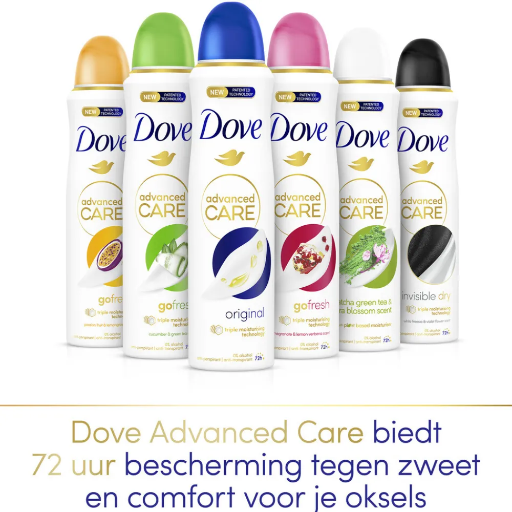 Deodorant<Dove Deodorant Spray Advanced Care Orginal 150 ml