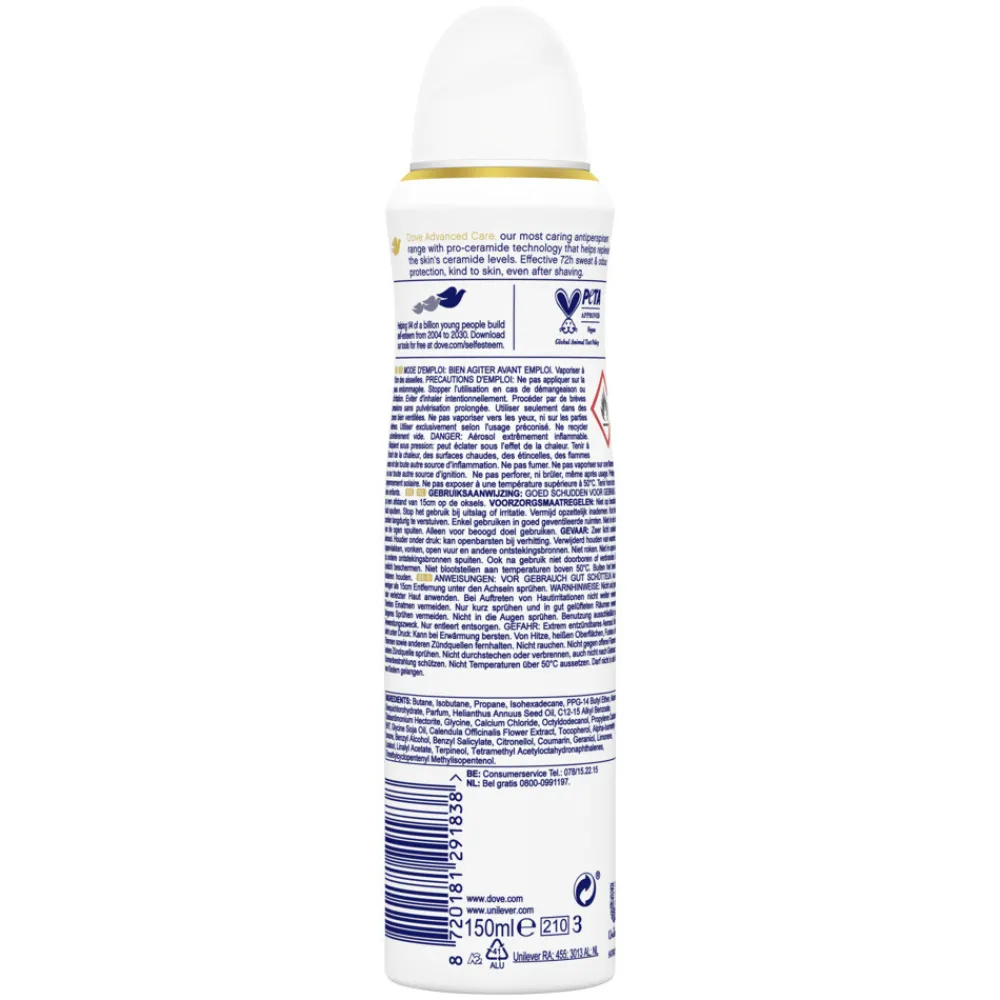 Deodorant<Dove Deodorant Spray Soft Feel 150 ml