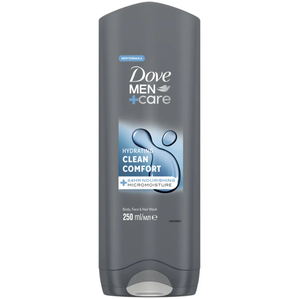 Douchegel Men+ Care Clean Comfort 250 ml^Dove Clearance