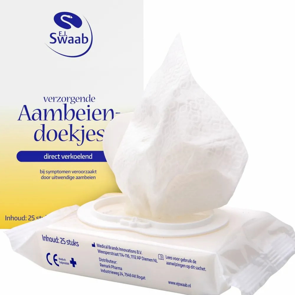Hot Verzorgende Aambeiendoekjes 25 stuks Zwangerschapsverzorging|Anale Verzorging