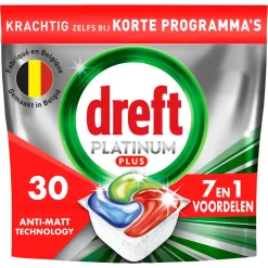 Sale Vaatwastabletten Platinum Plus All In One 150 stuks Machineafwas