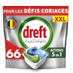 Vaatwastabletten Platinum All In One Original 66 stuks Machineafwas