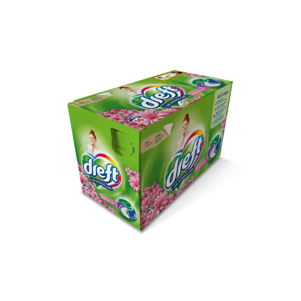 Wasmiddel Capsules Touch of Pink 16 stuks^Dreft Discount