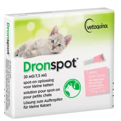 Spot On Ontwormingsmiddel 0,5 - 2,5 kg 2 pipetten^Dronspot Outlet