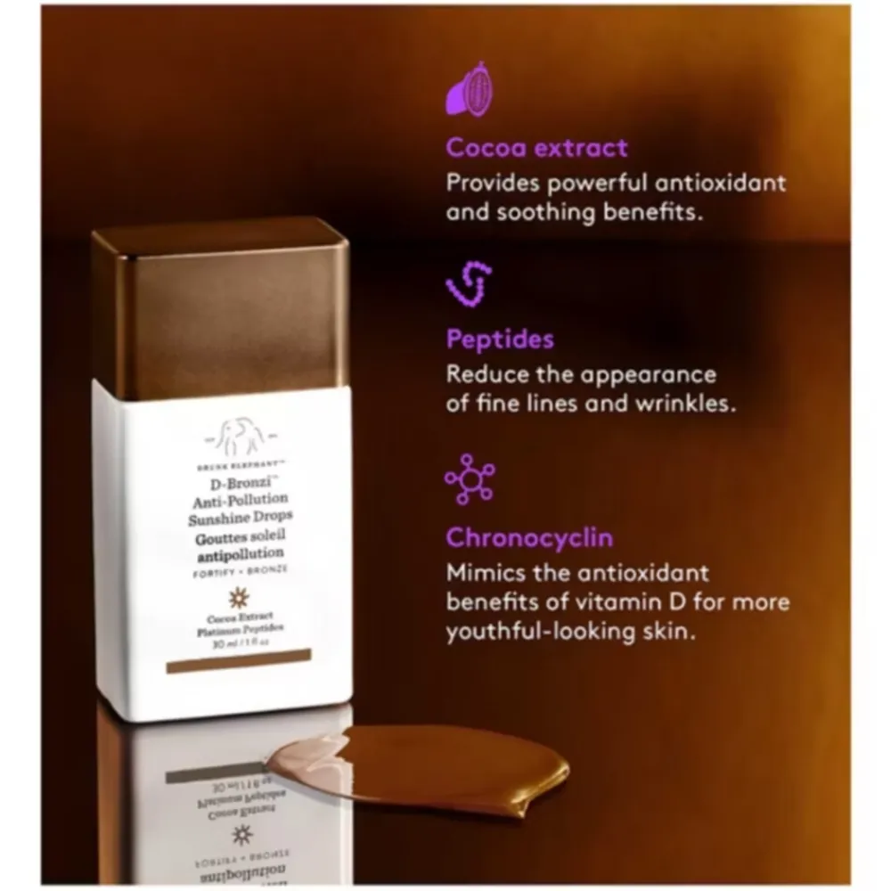 D-Bronzi Anti-Pollution Sunshine Drops Gezichtsserum 30 ml^Drunk Elephant Best