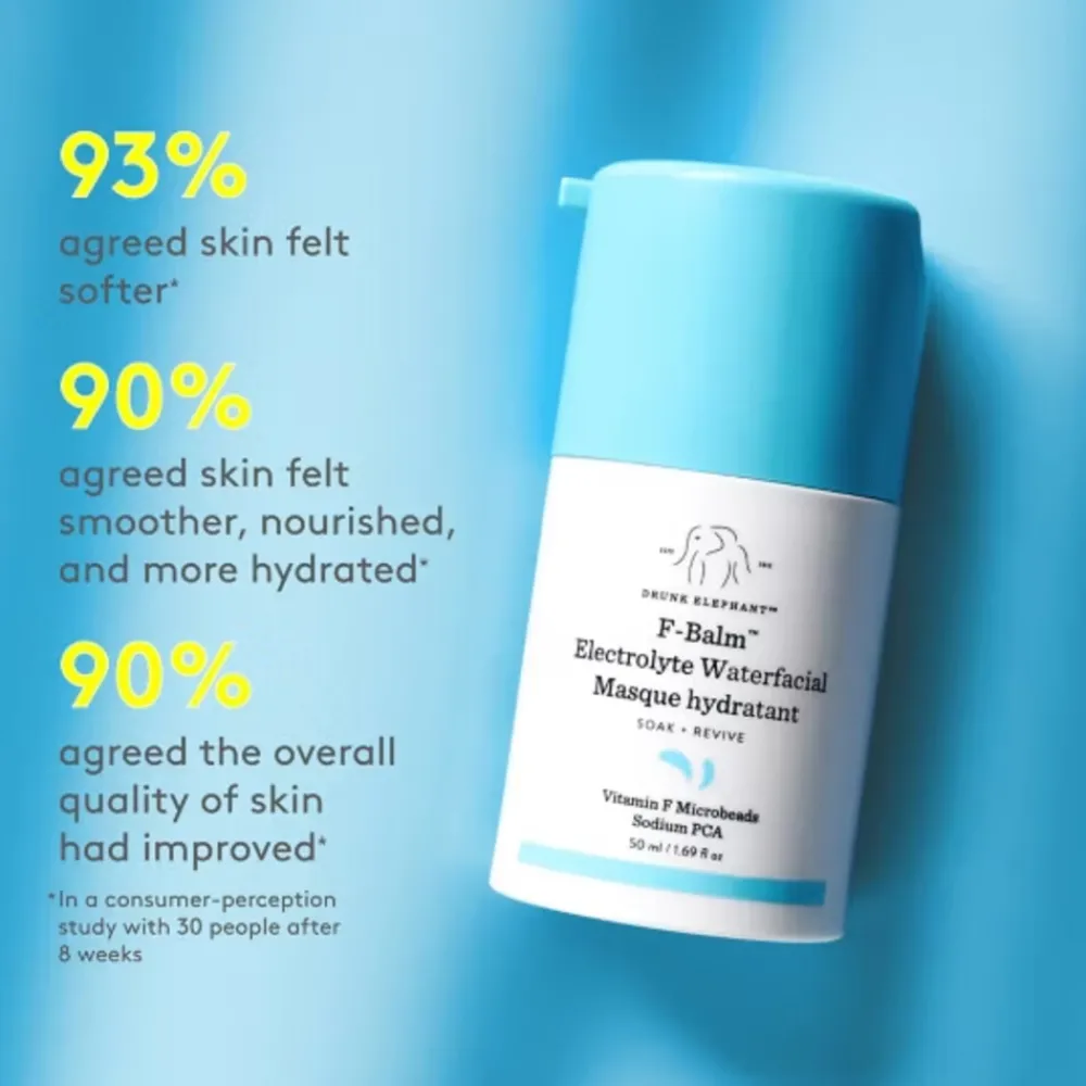 Masker<Drunk Elephant F-Balm Electrolyte Waterfacial Masker 50 ml