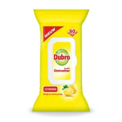 Schoonmaakdoekjes<Dubro Doekjes Multi Ontvetter Citroen 80 doekjes