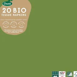 Tissues & Zakdoekjes<Duni Servetten 33x33 cm Groen 20 stuks