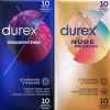 - Orgasm Intense Condooms 10 stuks & Nude No Latex Condooms 10 stuks - Pakket^Durex Outlet