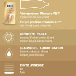 - Orgasm Intense Condooms 10 stuks & Nude No Latex Condooms 10 stuks - Pakket^Durex Outlet
