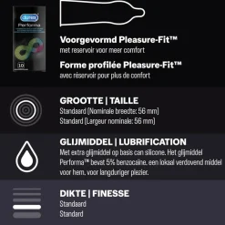 - Orgasm Intense Condooms 10 stuks & Performa Condooms 10 stuks Pakket^Durex Online
