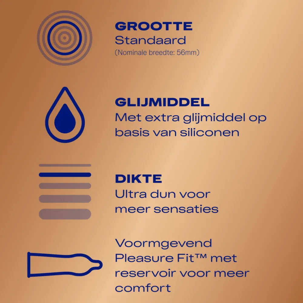 Discount Condooms Nude Extra Lube 10 stuks Intieme Hulpmiddelen