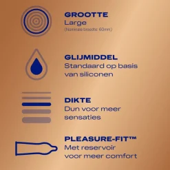 Condooms Nude XL 10 stuks^Durex Discount