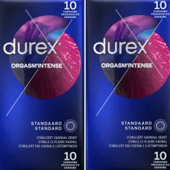 Condooms Orgasm' Intense 20 stuks^Durex Sale