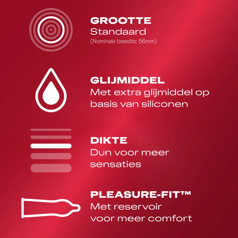 Intieme Hulpmiddelen<Durex Condooms Thin Feel met Extra Glijmiddel 10 stuks
