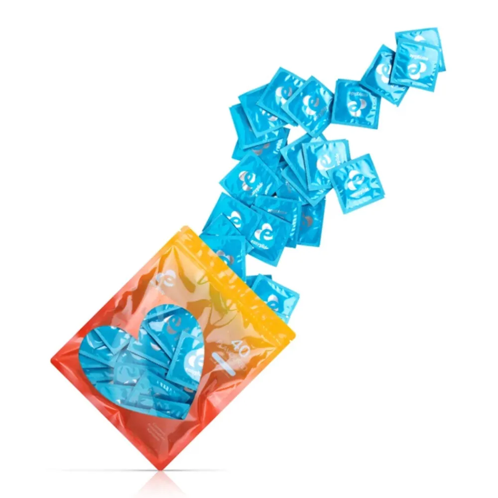 Intieme Hulpmiddelen<Easyglide Condooms met Smaakjes 40 stuks