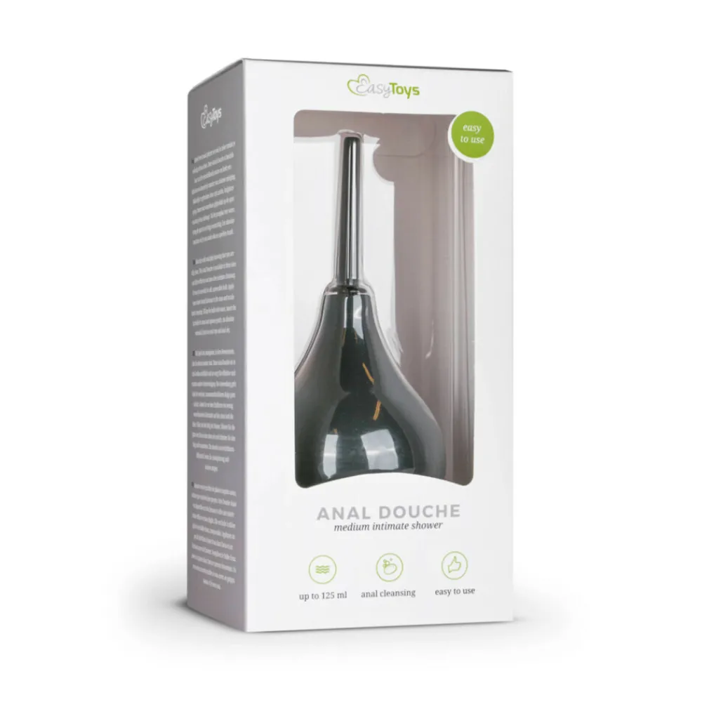 Intieme Hulpmiddelen<Easytoys Anaaldouche Medium Zwart 125 ml