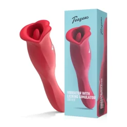 Best Clitoris Vibrator met Likkende Tong The Rose Voor Haar