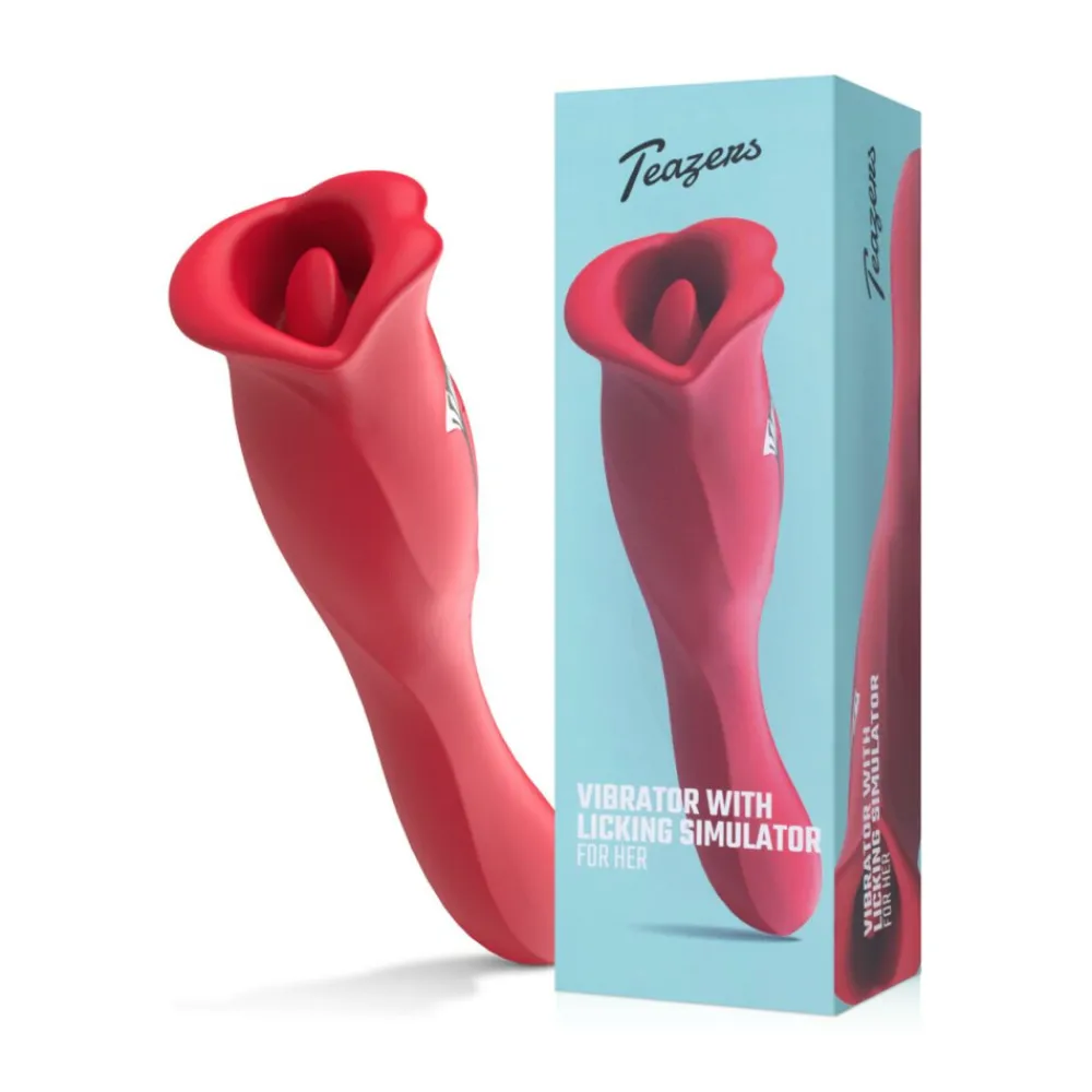 Best Clitoris Vibrator met Likkende Tong The Rose Voor Haar