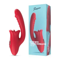 Outlet Clitoris Vibrator met Dildo The Rose Voor Haar