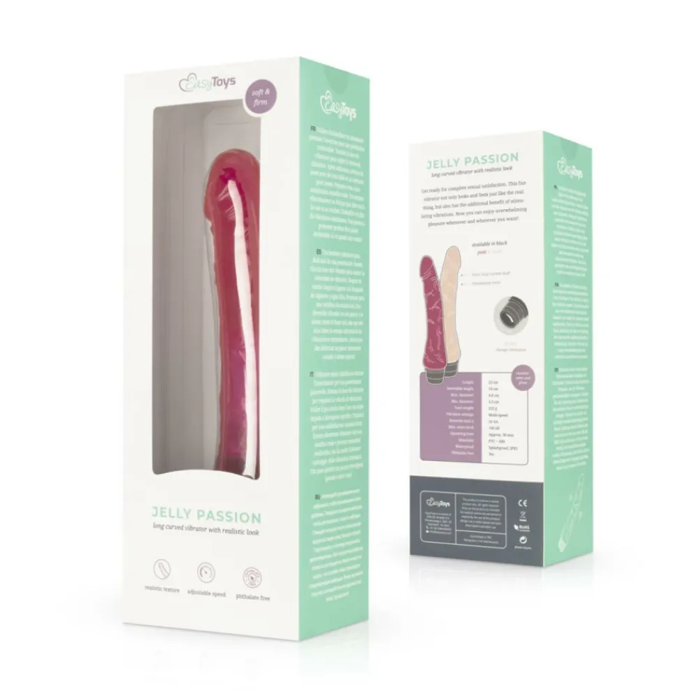 Jelly Passion Realistische Vibrator Roze^Easytoys Outlet