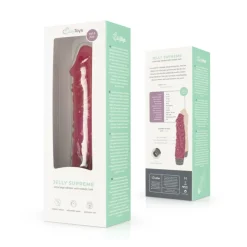 Jelly SupremeRealistische Vibrator Roze Glitters^Easytoys New