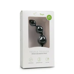 Siliconen Anale Kralen Dildo Zwart^Easytoys Best